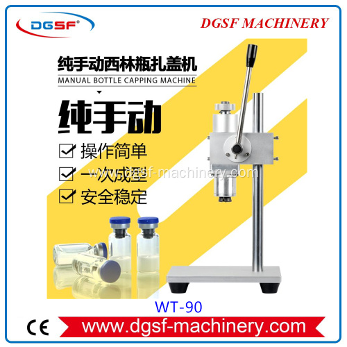 Tabletop Manual Xilin Bottle Mouth Rolling Machine WT-90ZX